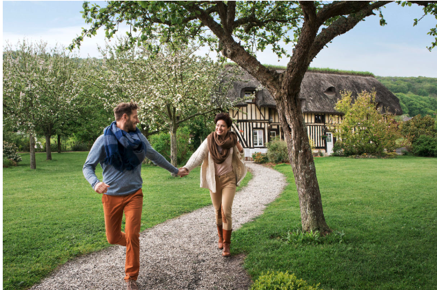 visuel issue de la campagne publicitaire pour le développement touristique de l'Eure