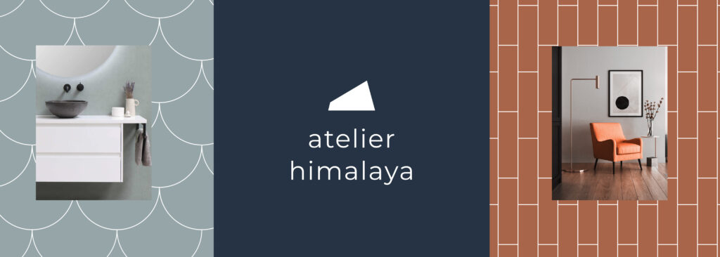 Identité visuelle de l'Atelier Himalaya, architecte d'intérieur